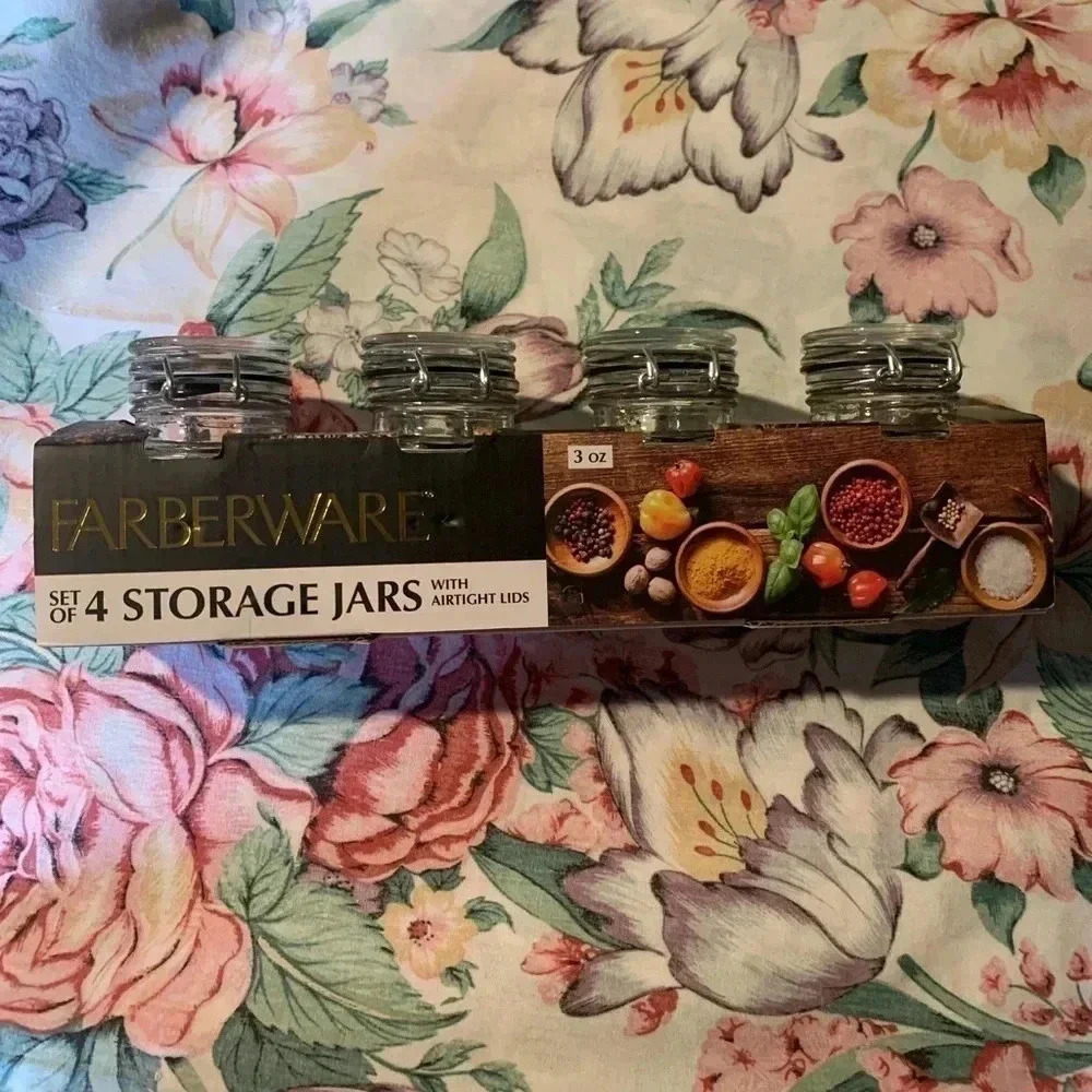 Farberware 4 Storage Jars